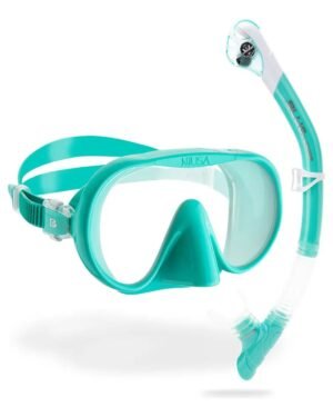 kit snorkeling Cressi, máscara Musa unisex, snorkel Scilla Dry, equipo de snorkel viaje, DM426363 snorkeling